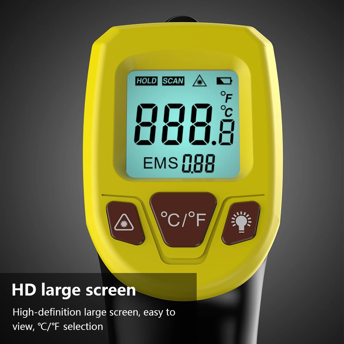 Цифровой инфракрасный термометр Бесконтактный лазерный прибор для измерения