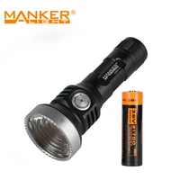 manker u22 iii pm1 1500 lumens 1000 meters throw usb c rechargeable long range flashlight with 4800mah high drain 21700 battery