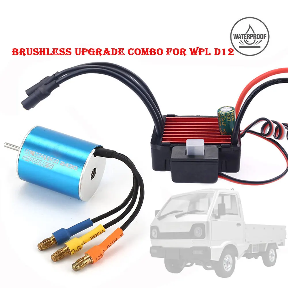 Spare Parts Upgrade Modified Drift 5800kv 7.4v Brushless Motor 25a Esc