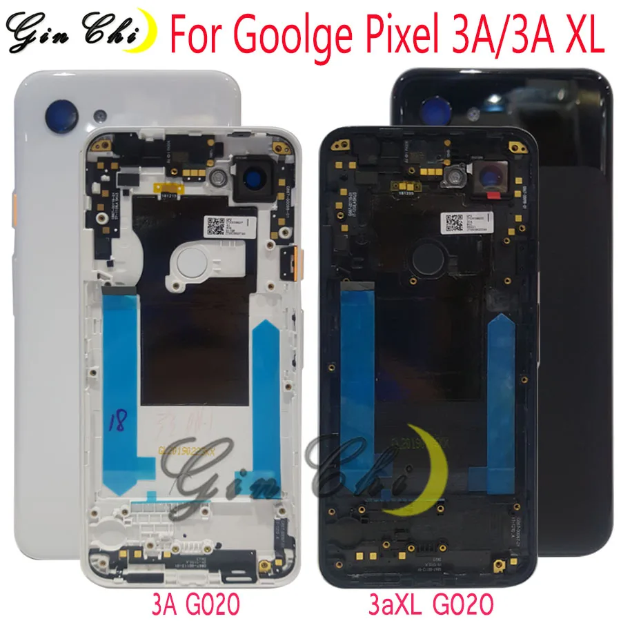 Крышка батарейного отсека для htc Pixel 3A задняя панель Задняя крышка корпуса 3AXL Google
