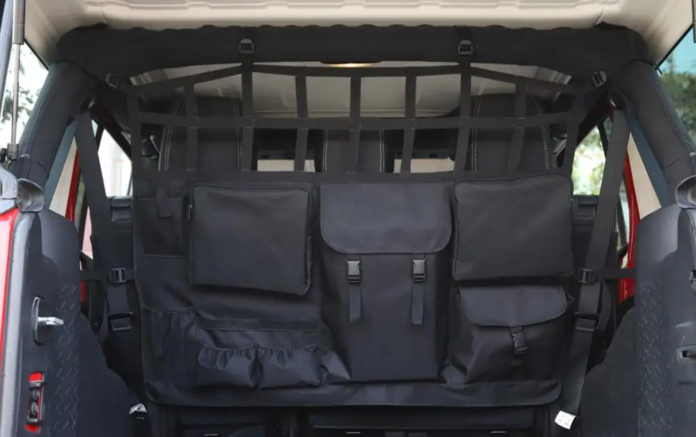 Задний багажник Грузовой сумка для хранения Организатор Сетка Jeep Wrangler JK JL 2007-2019