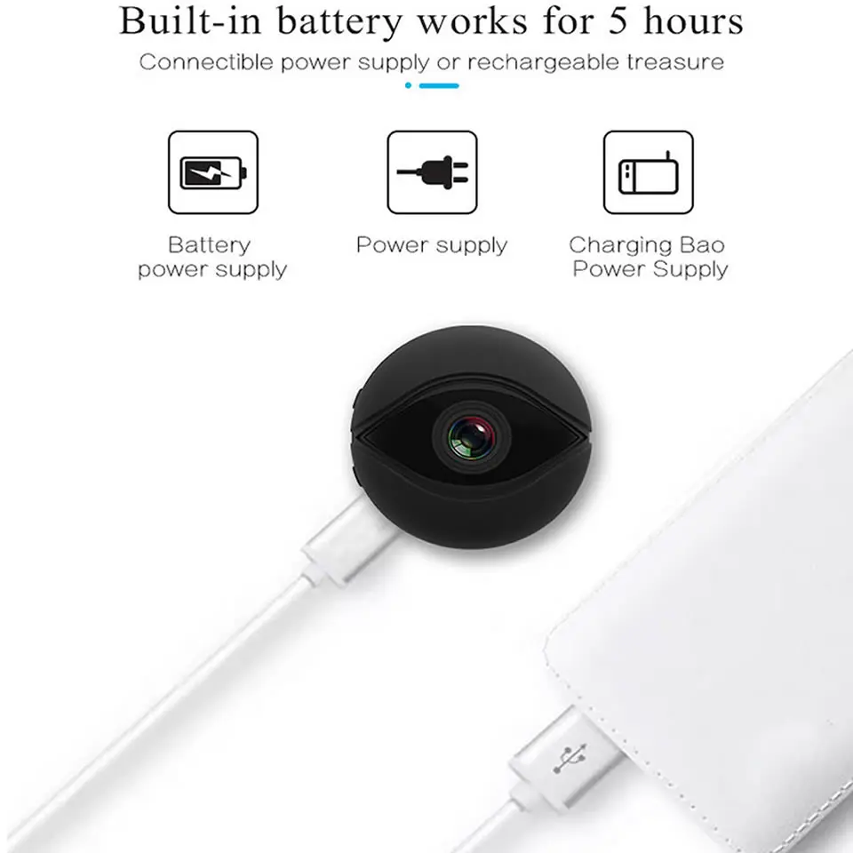 A10 Мини WiFi камера 1080P HD ИК Ночное Видение Домашняя безопасность IP CCTV Обнаружение