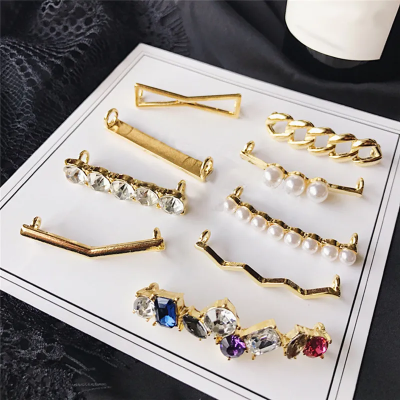 

Shoes Accessories Gifts Fashion Mini Alloy + Acrylic Shoe Clips Shoelaces Clips Decorations Charms Faux Pearl Rhinestone 1pc