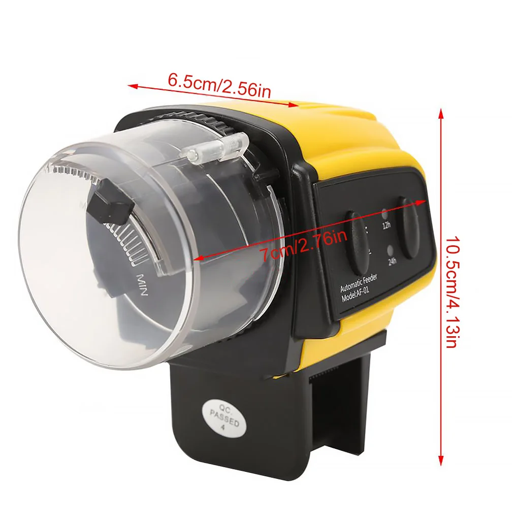 Fish Tank Feeder Adjustable Automatic Aquarium Timer Auto Food Feeding With LCD Farming Tool | Дом и сад