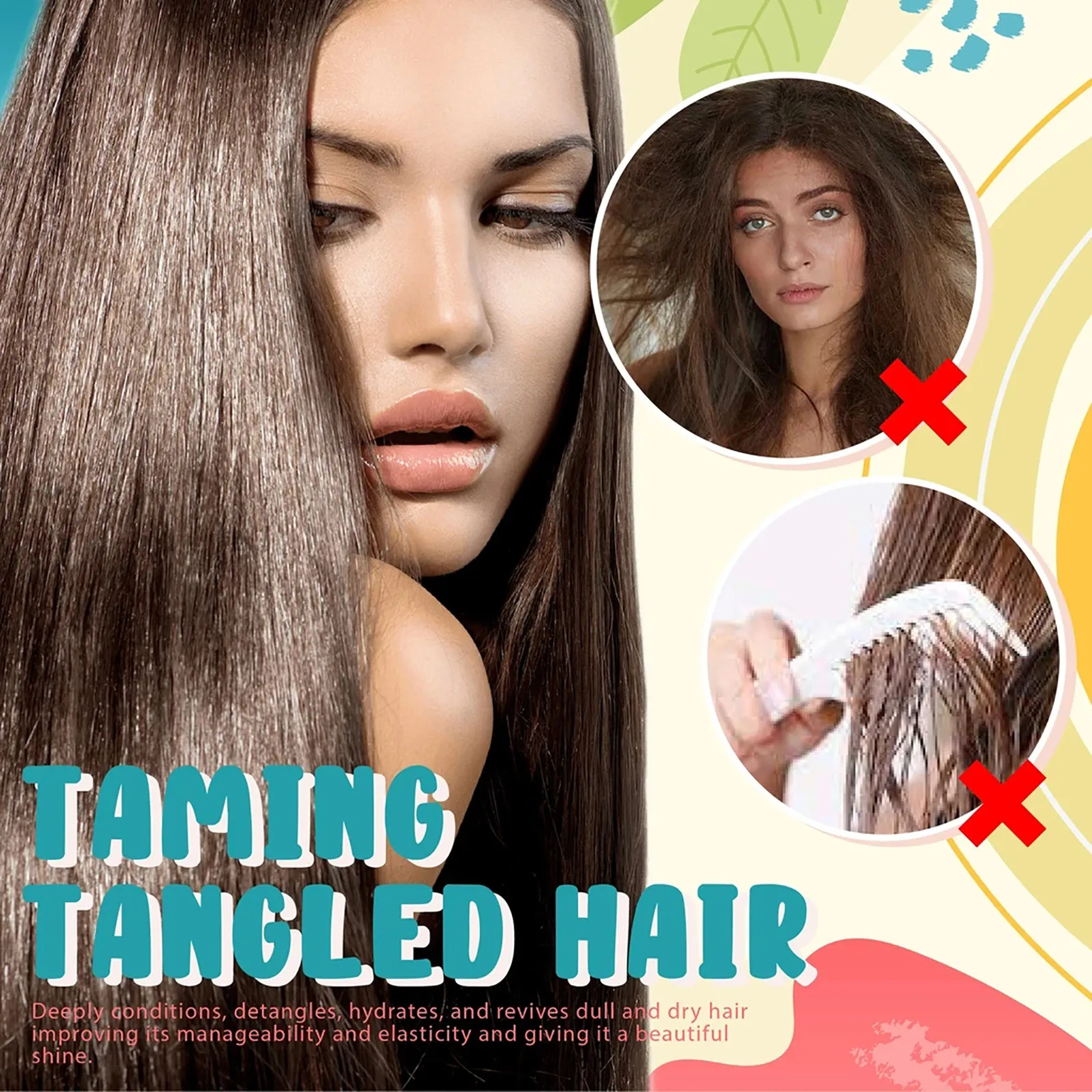 Уход за волосами Galaxy необходимый лосьон-кондиционер улучшает уход повреждениями