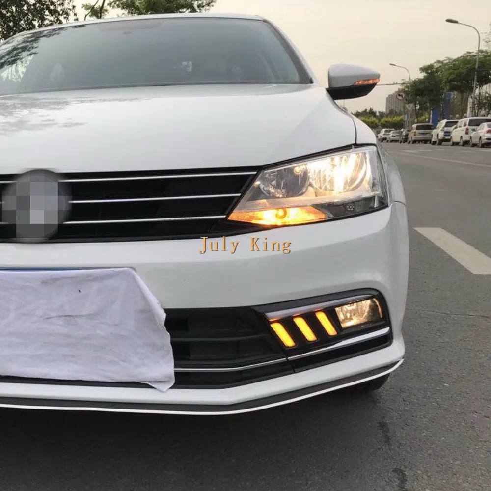 Июля King светодиодный Габаритные огни чехол для Volkswagen Jetta (Фольксваген Джетта) MK7