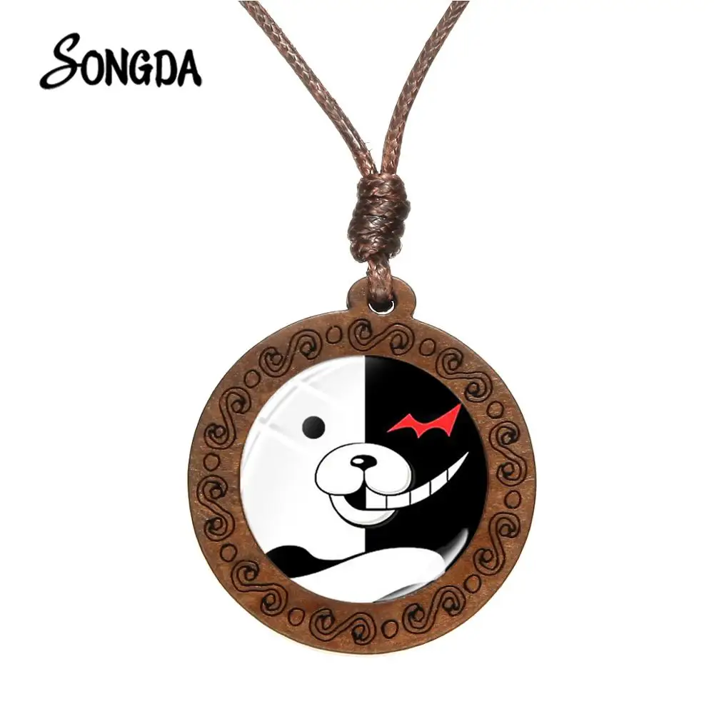 Модное ожерелье из аниме данганронпа фигурка мультфильма креативный стеклянный