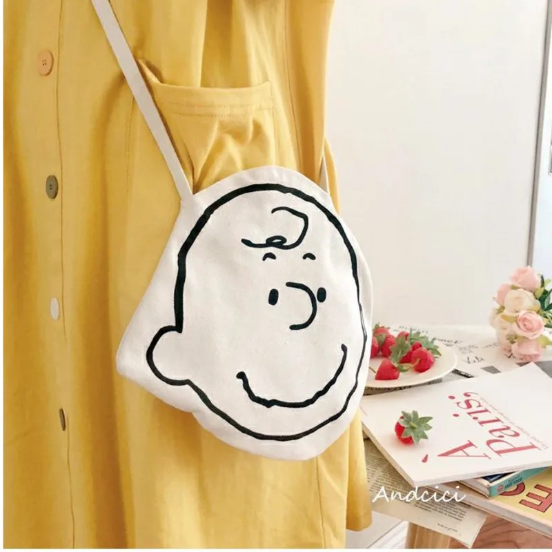 

Student Casual Messenger Bag Girl Simplicity Fashion Elements Small Fresh Canvas Bag Women's Shoulder Bags