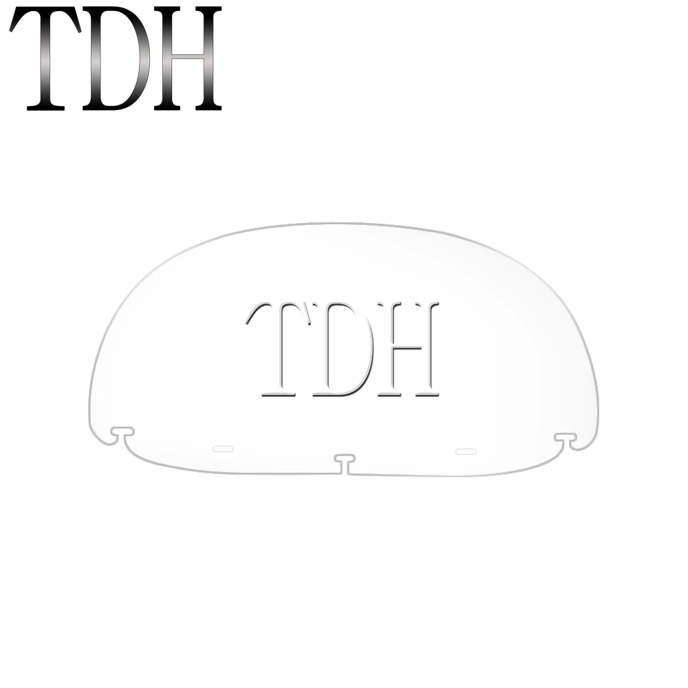 Прозрачный 10 ''ветровой отражатель ветра мотоцикла универсальный для Halrey