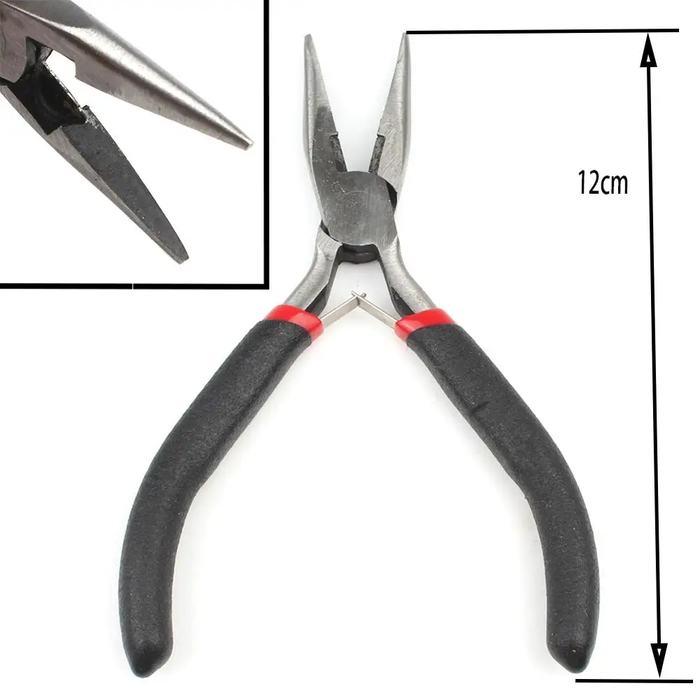 Plat Nose Pliers 1 шт. круглое сверло с плоским торцом оборудование плоскогубцы прочные ювелирные изделия плоскогубцы инструменты DIY ювелирные аксессуары Бисероплетение ювелирные изделия инструменты ручной работы - Цвет: Plat Nose Pliers