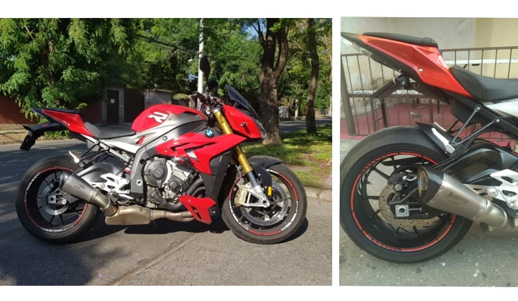 60 мм/65 мм Akrapovic S1000 S1000RR модифицированный глушитель съемный S1000 модифицированный Скорпион выхлопной pi