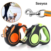 automatic retractable dog leash reflective dog safety belt small and medium sized pet leash nylon leash retractable dog leash