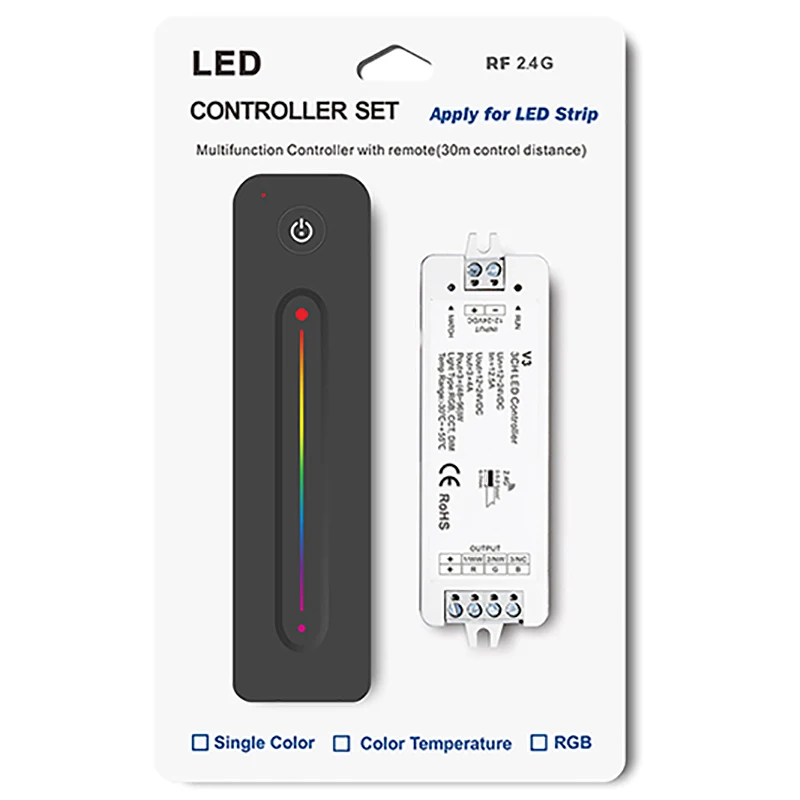 

4A* 3-Way RF RGB LED Controller Set V3 + R13
