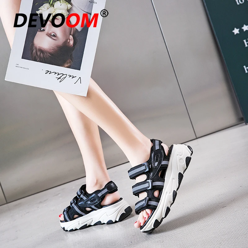 Женские сандалии на резиновой подошве пляжные спортивные для летнего сезона 2020 |