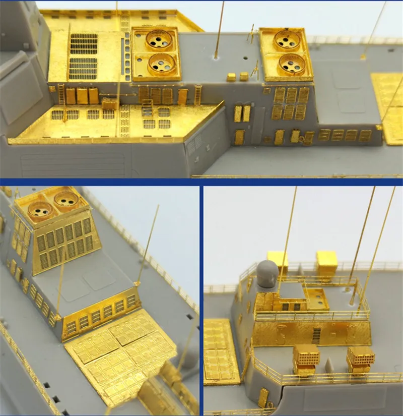 Комплект обновления масштаба 1/700 для корабля Trumpeter 06729 модель типа 055 Разрушитель