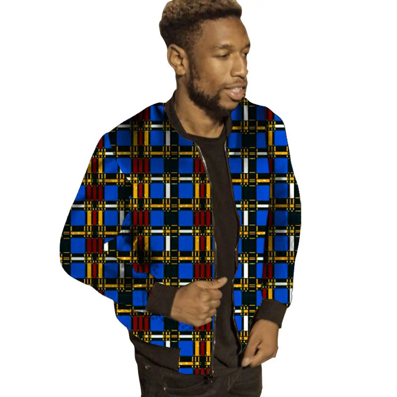 Африканская бейсбольная куртка для мужчин модная Анкара пальто с принтом Дашики