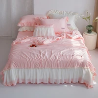 net celebrity princess wind summer quilt four piece summer cool quilt three piece single and double ice silk thin quilt