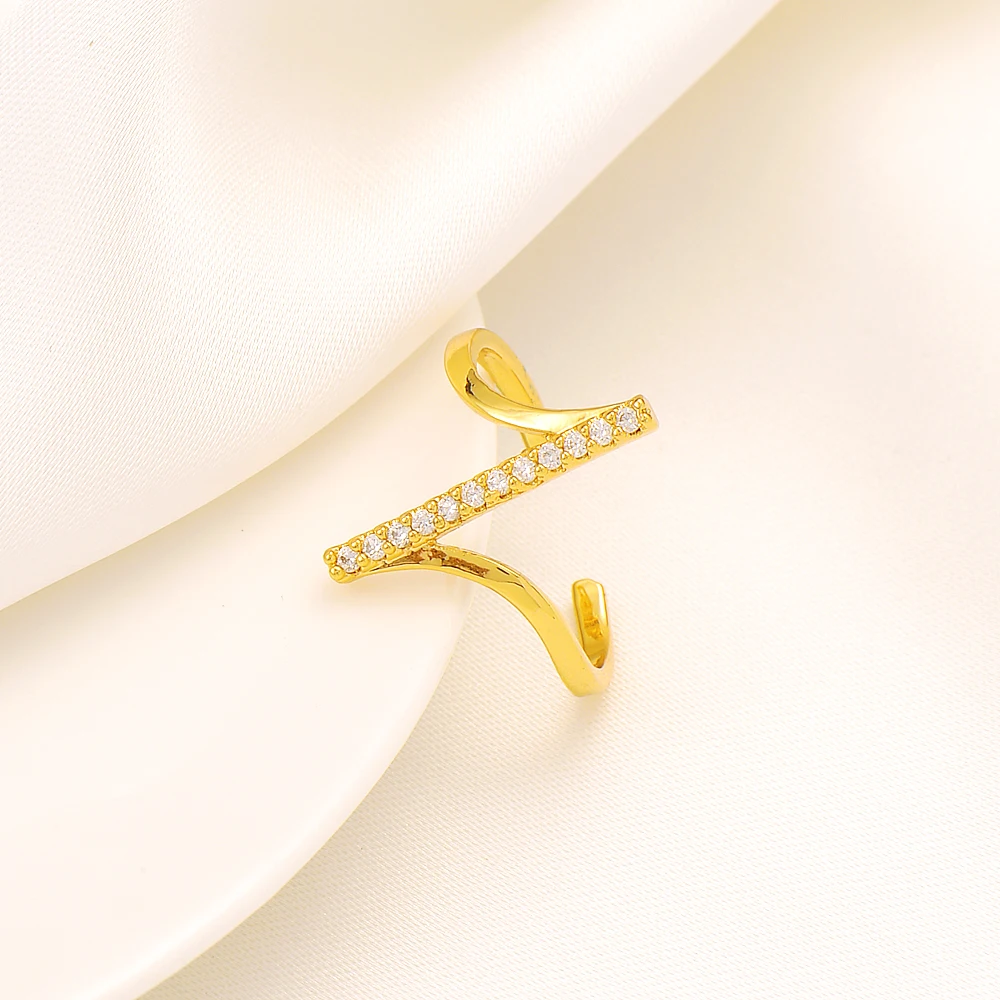 

2021 Fashion Resizable Opening Rings For Women Gold Color Elegant Finger Ring Ethiopian Dubai Africa Wedding Gift Jewelry