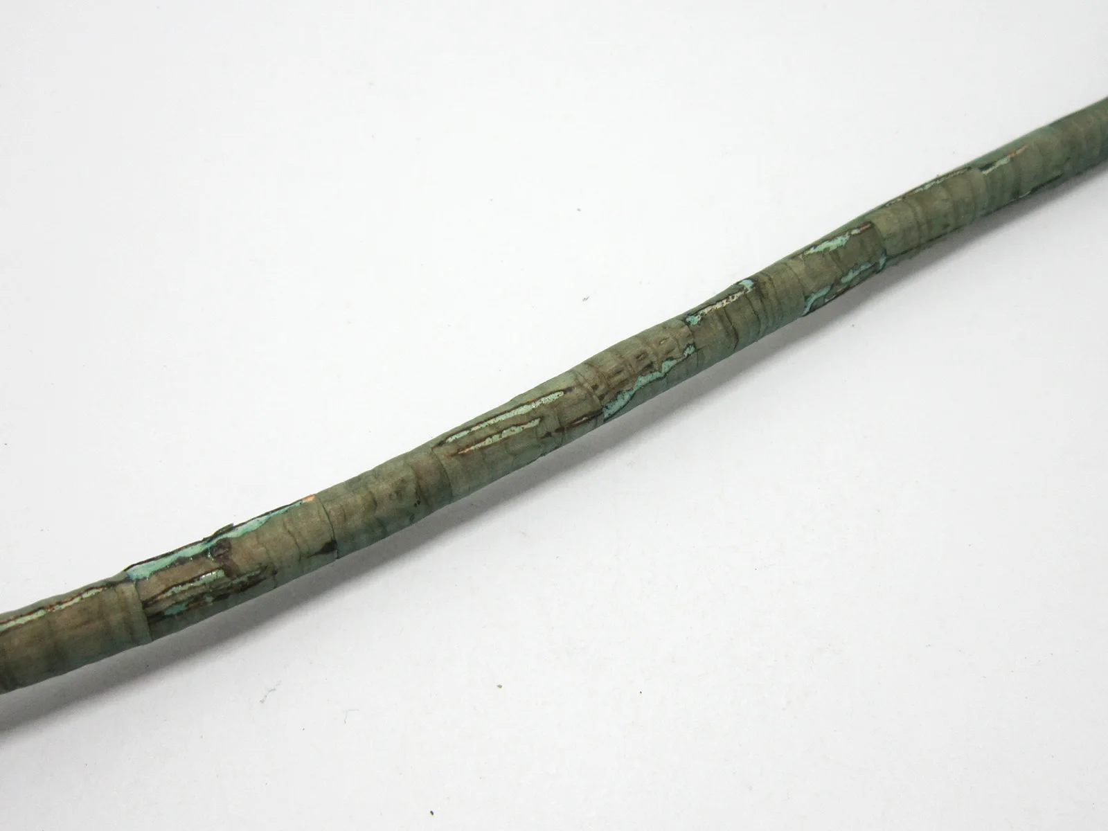 6 мм пробковая кожа кадет синяя круглая португальский пробка шнур|Ювелирная