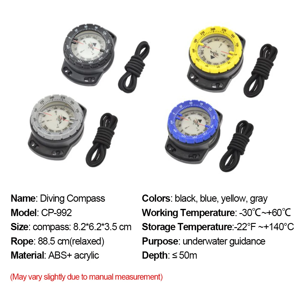

New watch balanced waterproof compass underwater compass diving scuba compass compass luminous