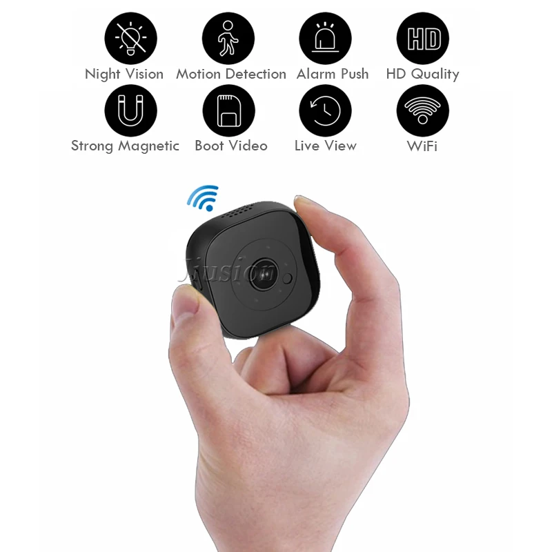 HD WiFi мини камера Espia 1080P Спорт DV camera с ночным видением микро DVR Дистанционное управление датчик движения камера Поддержка Скрытая карта