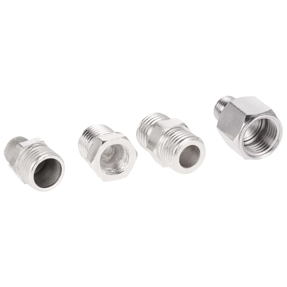 

Professional 4pcs Airbrush Adaptor Kit Fitting Connector Set For Compressor & Airbrush Hose