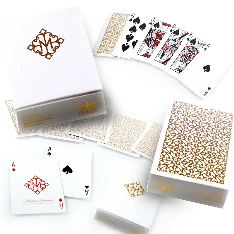 Ellusionist Золотой Мэдисон револьверы игральные карты велосипед колода Покер Размер