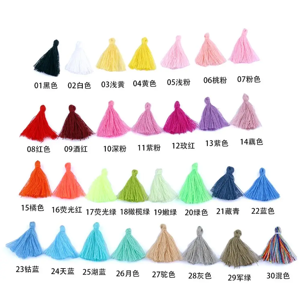 20 шт. 3 см смешанные бриллиантовые кисточки для изготовления ювелирных изделий