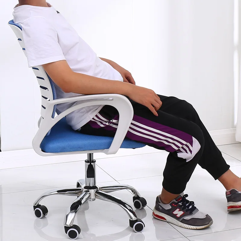 Стул компьютерный игровой с высокой спинкой простой сетчатый для домашнего