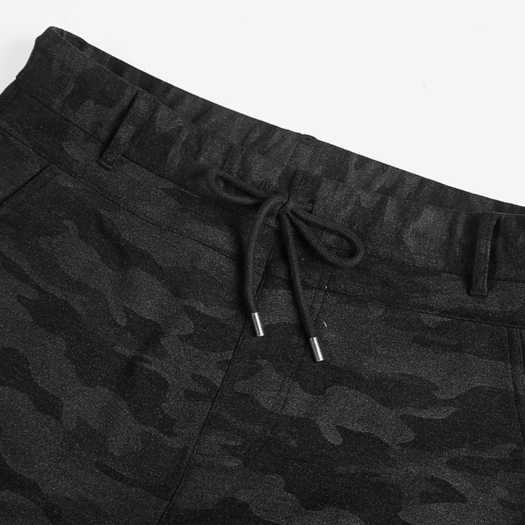 

Thickened Plush inner elastic waist men's slim micro elastic pants winter men's casual pants k454-2