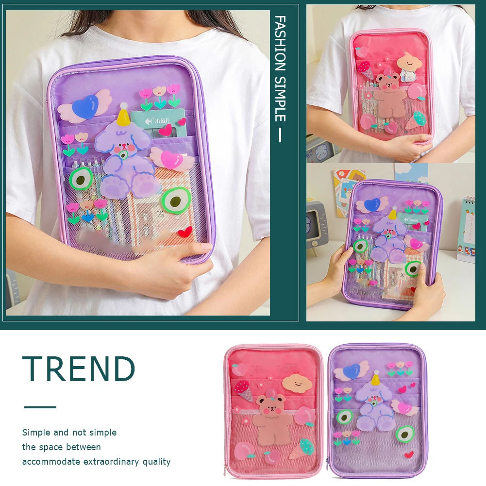 11 дюймов милый мультяшный Медвежонок чехол для планшета многофункциональная