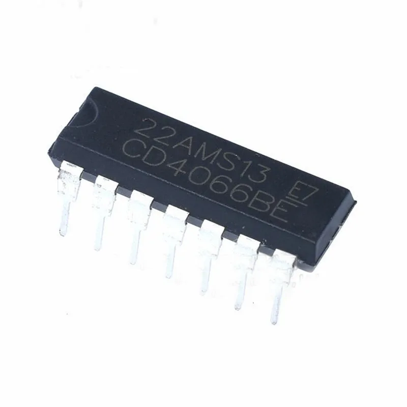 

10pcs/lot new cd4066be CD4066 four transmission gate DIP-14