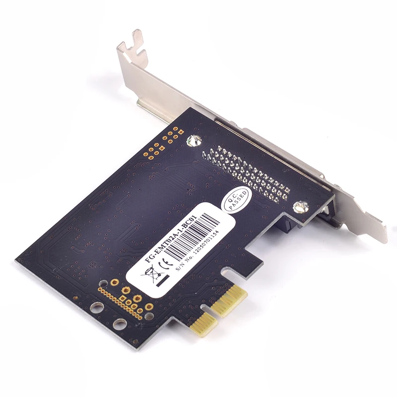 Последовательный порт PCI e адаптер 2 Серийный DB9 RS232 параллельно DB25 конвертер pci