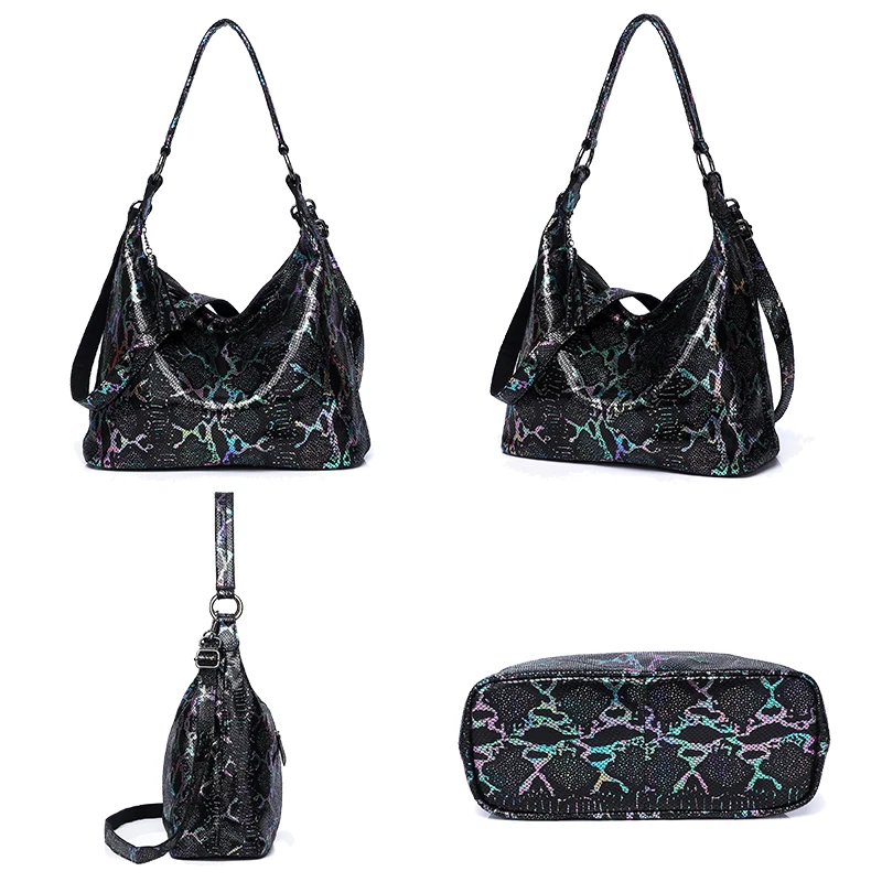 Женская сумка через плечо из искусственной кожи большая высококачественной