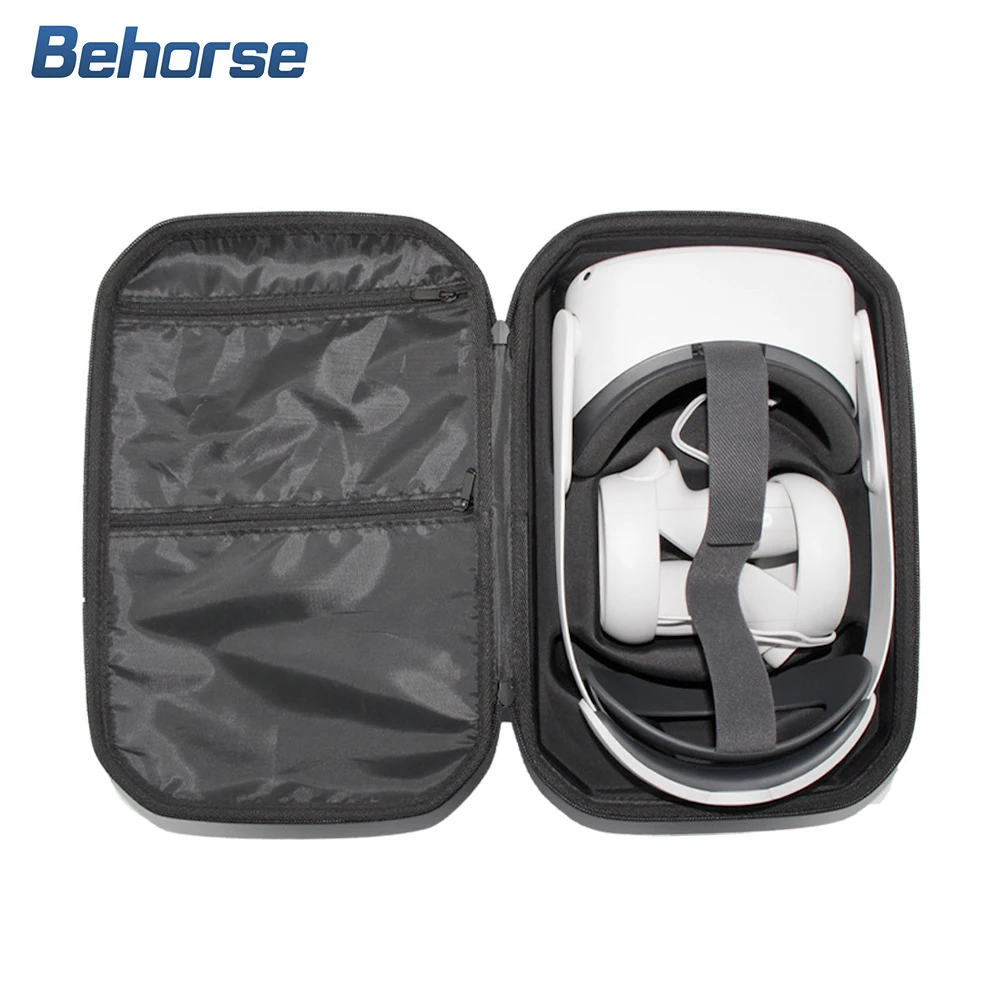 

Портативная сумка для Oculus Quest 2, чехол для путешествий с гарнитурой виртуальной реальности, сумка для хранения EVA PU для Oculus Quest 2, сумка, аксесс...