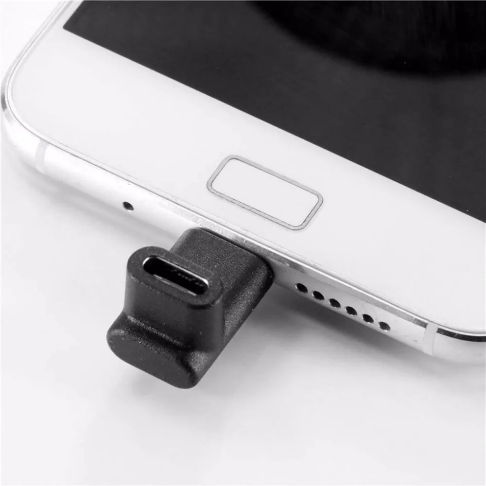 USB разъем (под углом 90 градусов) 3 1 Type C для подключения к женскому USB-C конвертер