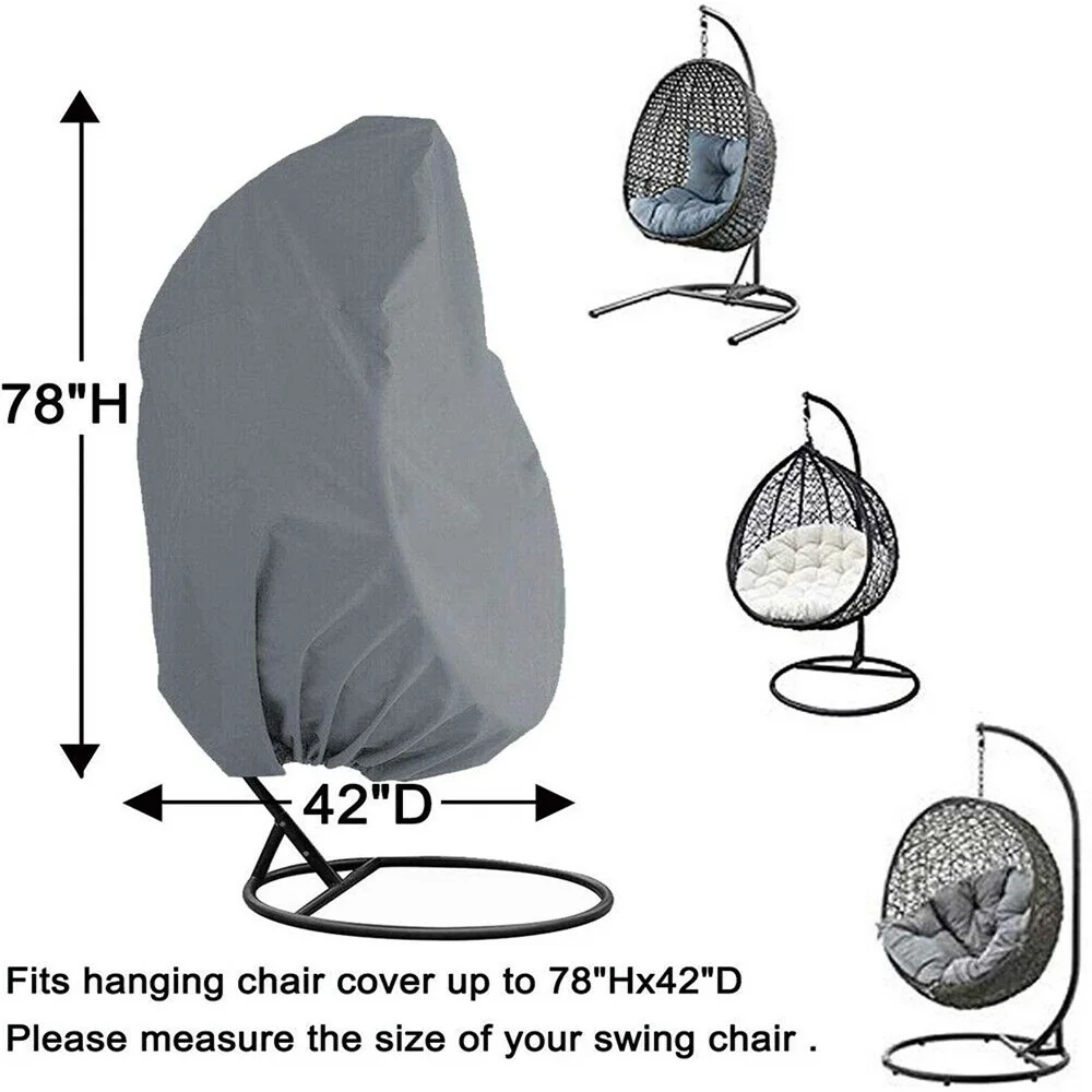 Садовое напольное подвесное кресло для яиц пылезащитный чехол качели дождевик