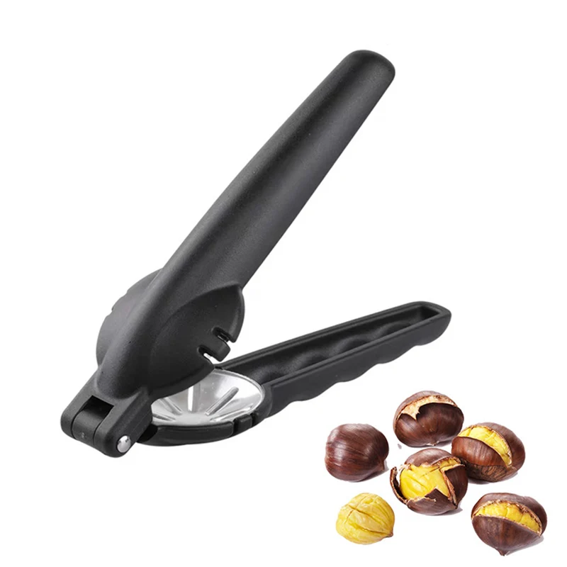 Орехокол 2 в 1 нержавеющая сталь нож с зажимом для Каштанов щипцы грецких орехов |