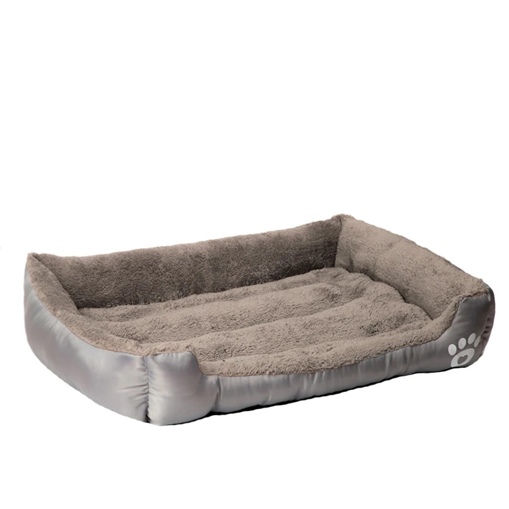 Hot Sale Dog Bed Waterproof For Dogs Washable S-3XL Pet Cozy House Soft Suede Fleece Nest Baskets Puppy Kennel | Дом и сад
