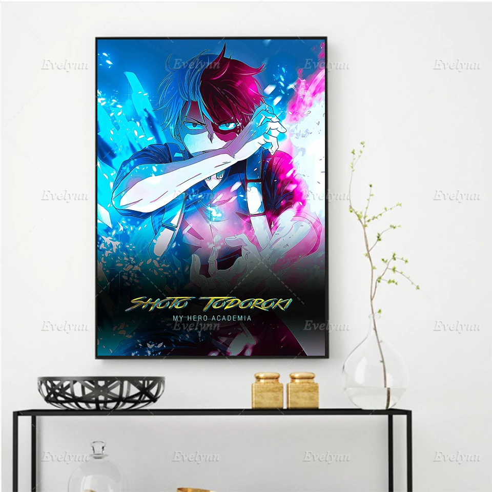

Anime My Hero Academia Poster And Print Wall Art Canvas Painting Shoto Todoroki Modern Modular Picture For LivingRoom Home Decor