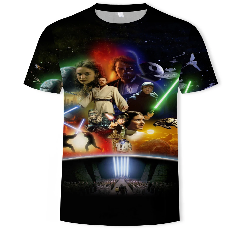 

Space alien 3D printing men's short-sleeved T-shirt fashion casual O-neck breathable T-shirt large size hip-hop men's clothing