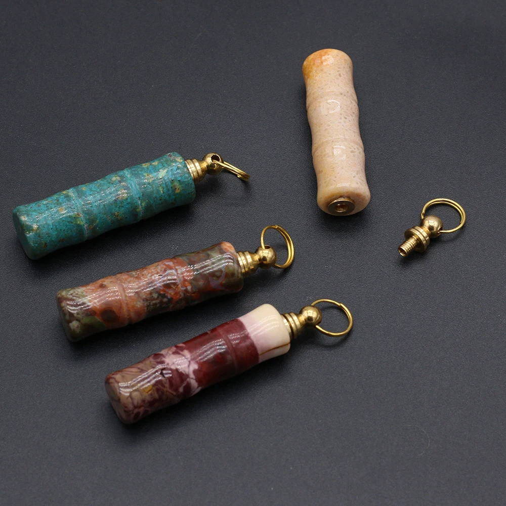 1 шт. флакон для духов из натурального камня | Украшения и аксессуары