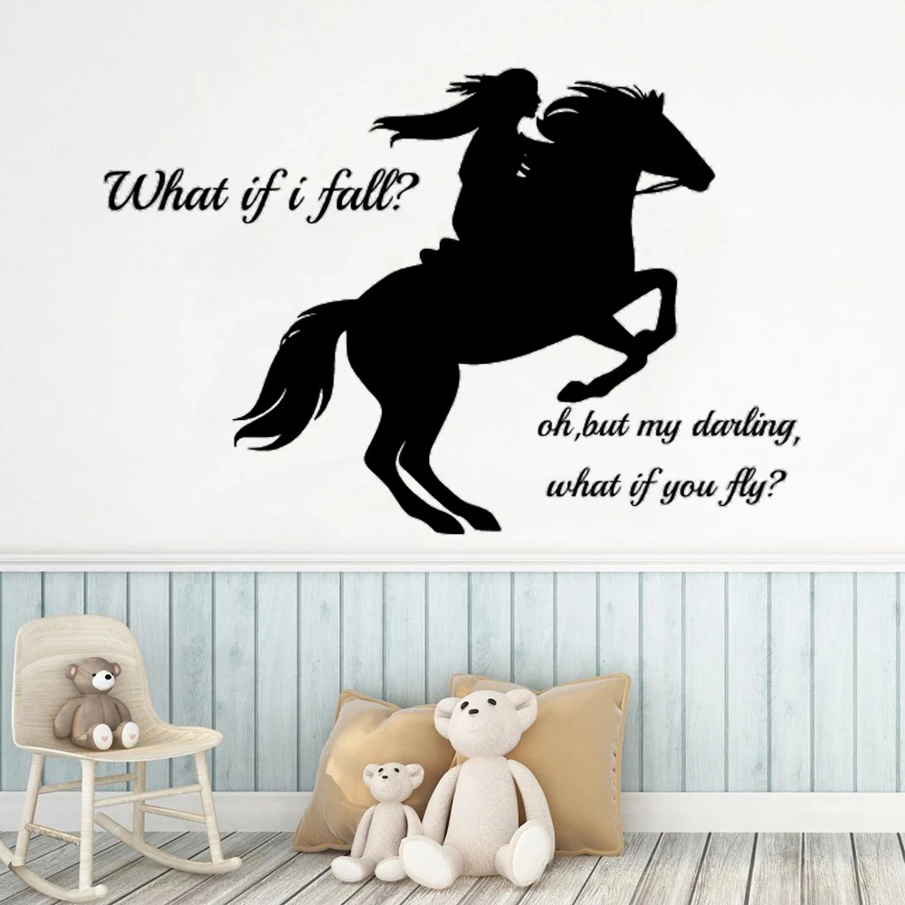 

Наклейки на стену с мотивами лошади, что делать, если я осенью, цитата, охотник, джемпер, виниловые вдохновляющие наклейки с изображением лош...