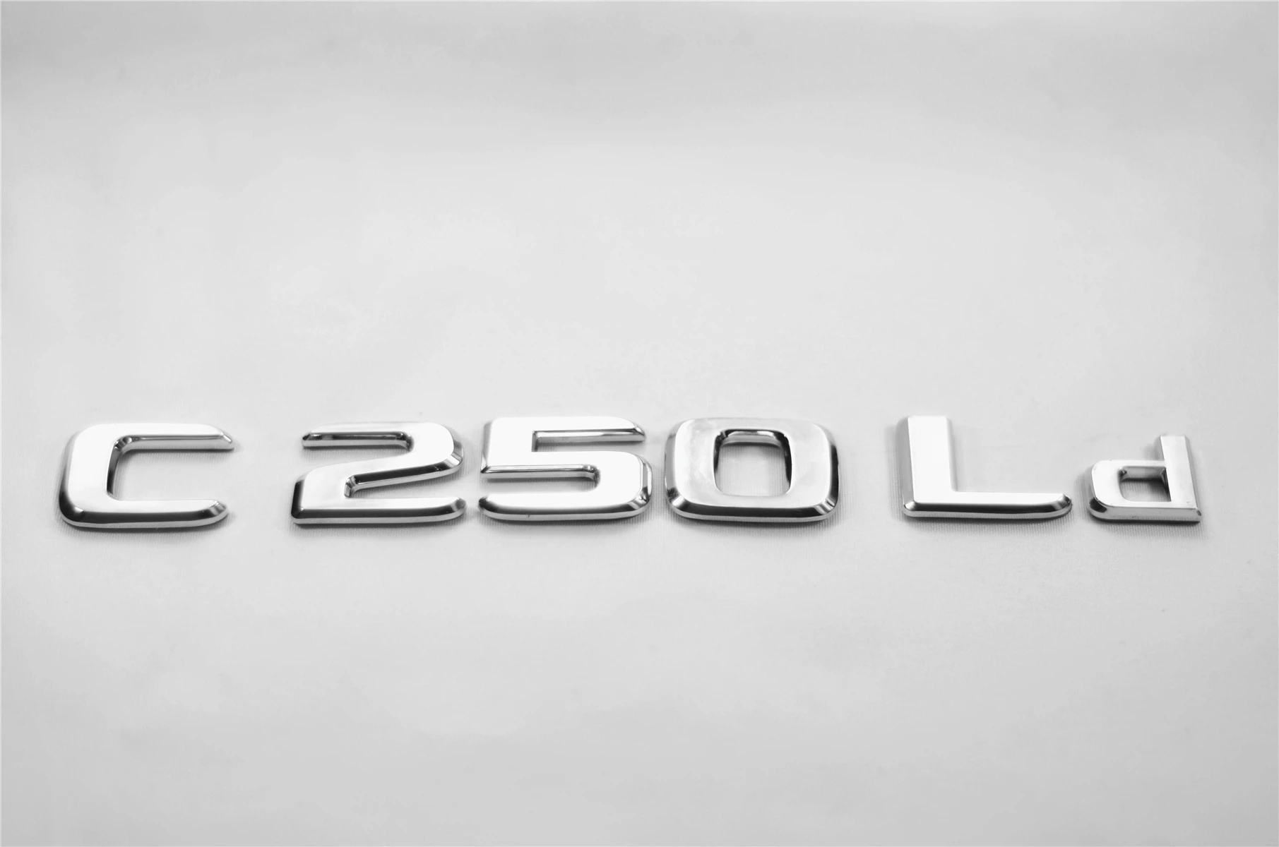 

Emblem Badge Decal Trunk Rear ABS for Mercedes Benz C350Ld C300L C300Ld C300Le C250L C250Ld Car Sticker Chrome Exterior Decals