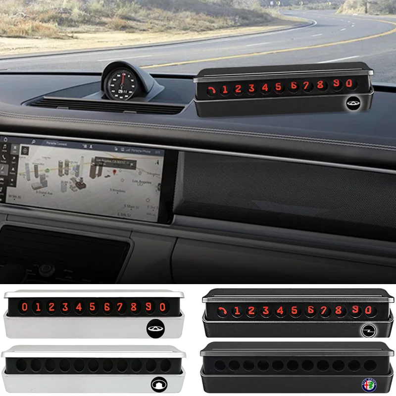 

Temporary Car Parking Card Phone Number for Honda Civic 2008 Fit City Accord Crv Cb650r Hrv Forza 125 Car Interior Accessories