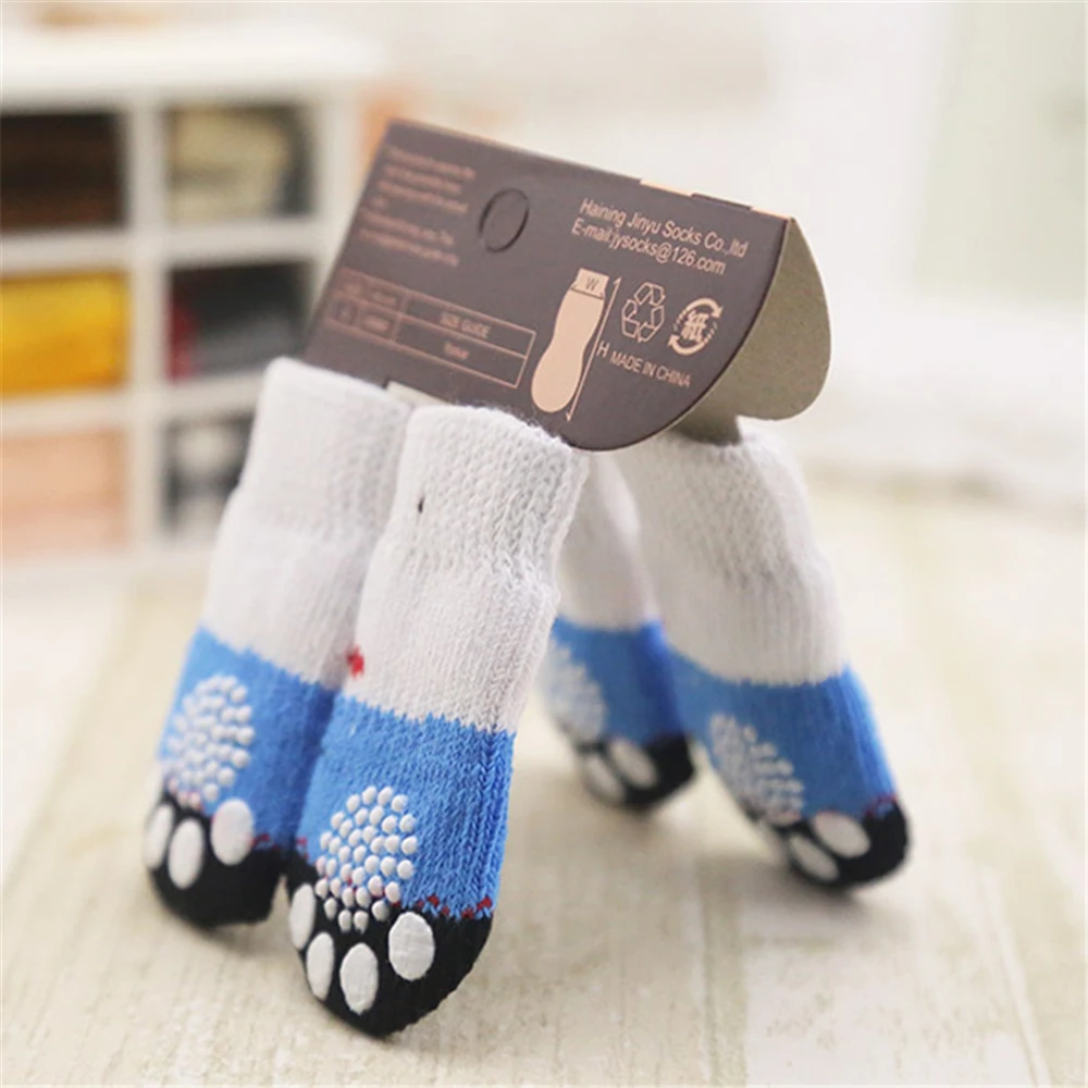 4 шт./компл. Рождественская фотография милые теплые чулки для домашних животных в