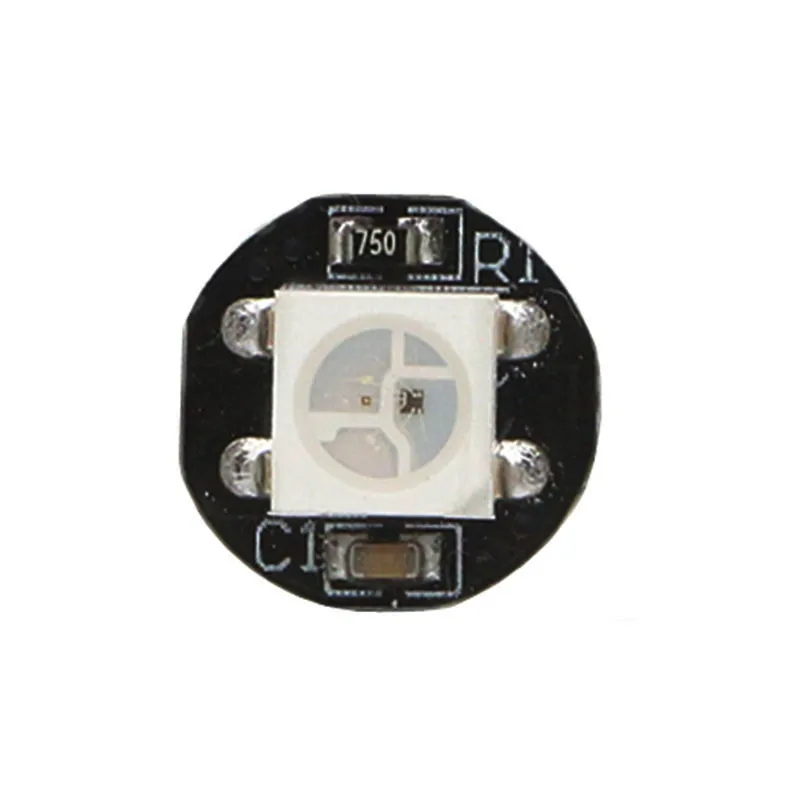 10 ~ 100 1000 шт. WS2812B ws2812 светодиодный чипы 5V с Белый/Черный PCB радиатора (10 мм * 3 мм) WS2811