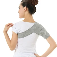 bamboo charcoal back support shoulder guard brace retaining straps posture belts protector reinforced single shoulder strap s xl