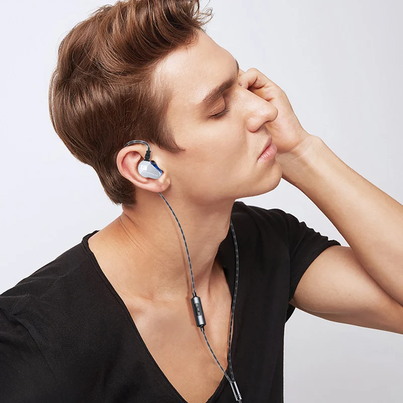 F4 двухкомпонентный привод Тип C наушники в ухо Бас Сабвуфер HIFI гарнитура Музыка