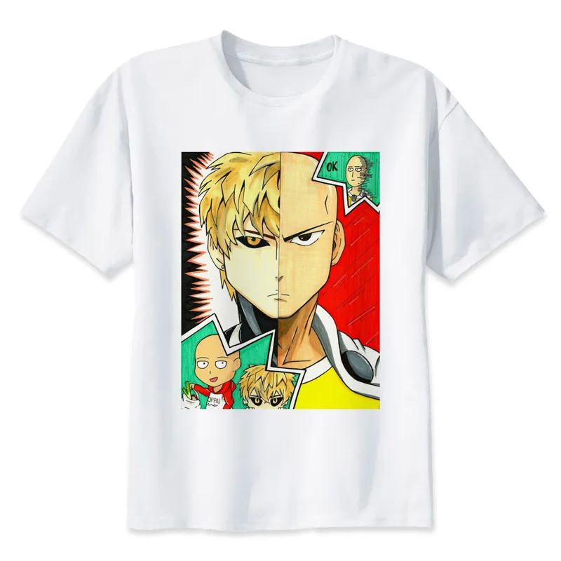 

Men Mens Casual T Shirts Brand Clothing Man's Short Sleeve T-Shirt Tops Tees Plus Size,Drop Ship One Punch Man T-shirt
